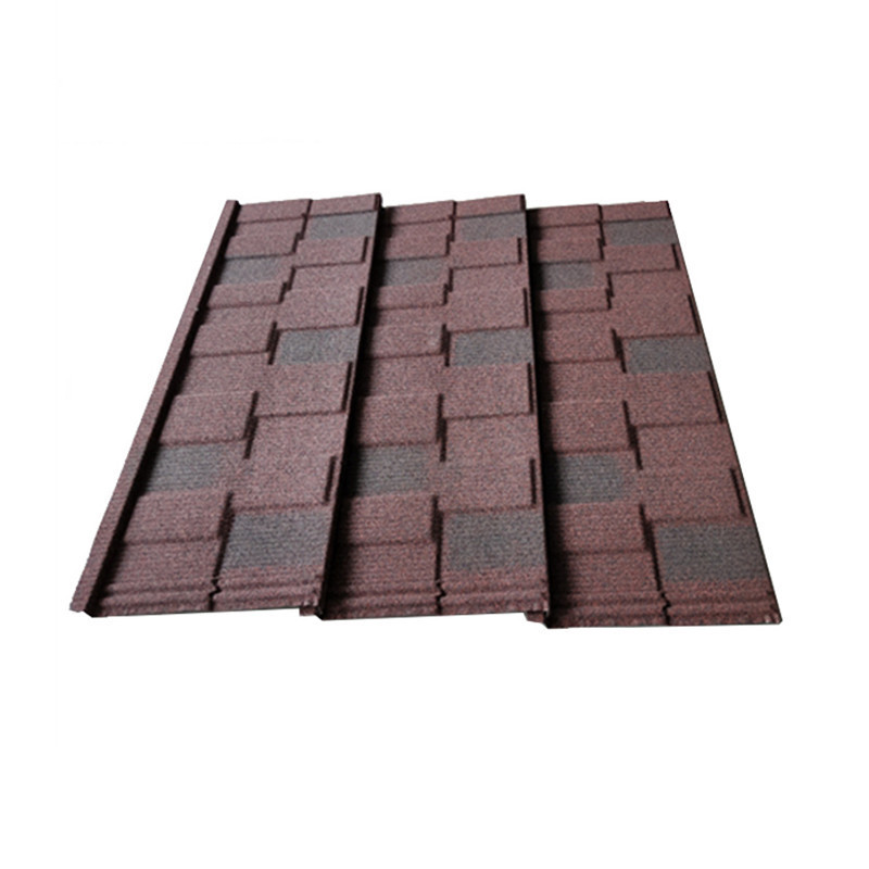 Factory Direct Supply Stone Coated Steel Roofing Tile Eurotile Toiture Tuiles Shingle Stone Coated Metal Roof Tiles