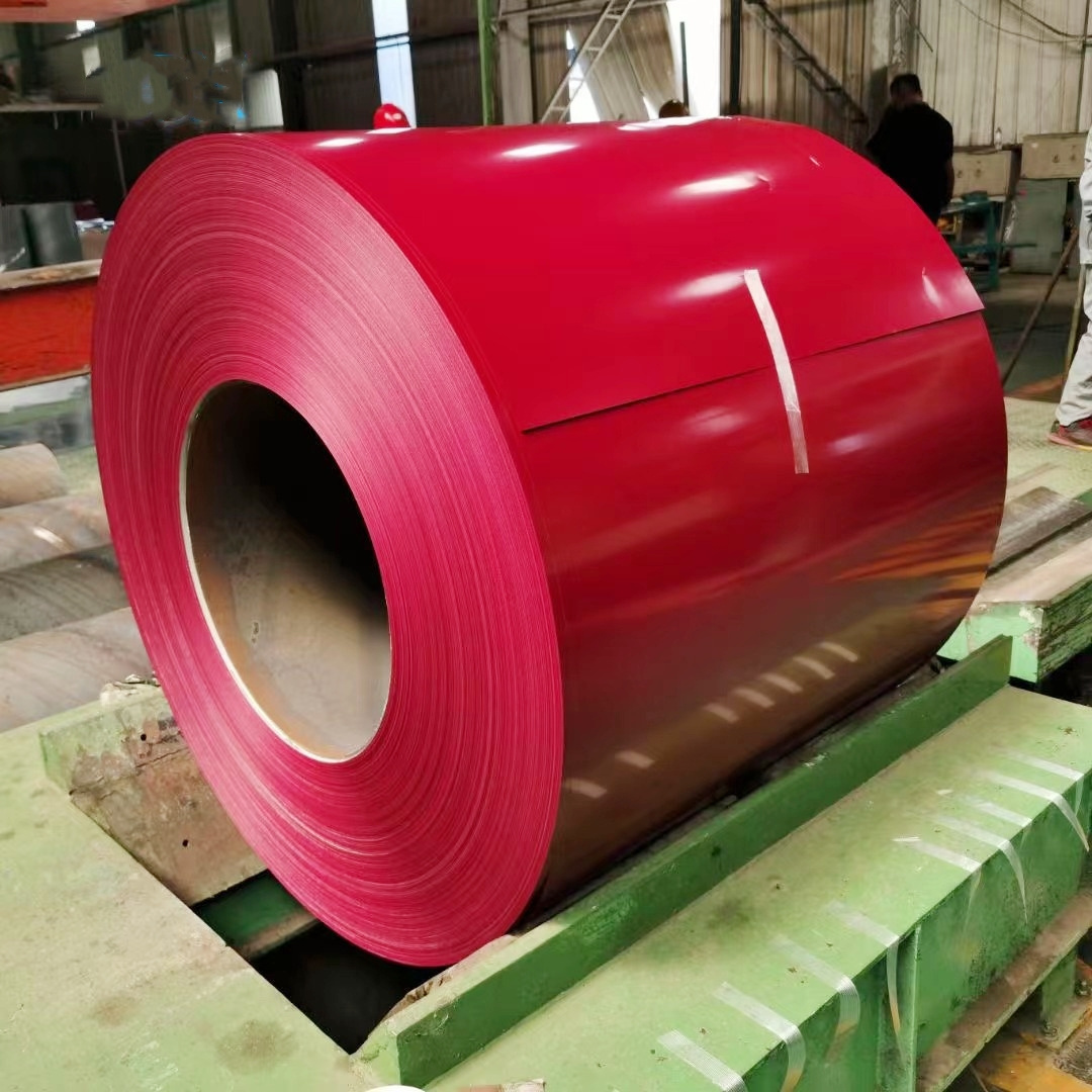 prepainted coils Flower Pattern Color Coated PPGI Coils aluzinc density of galvanized steel coil ppgi ppgl