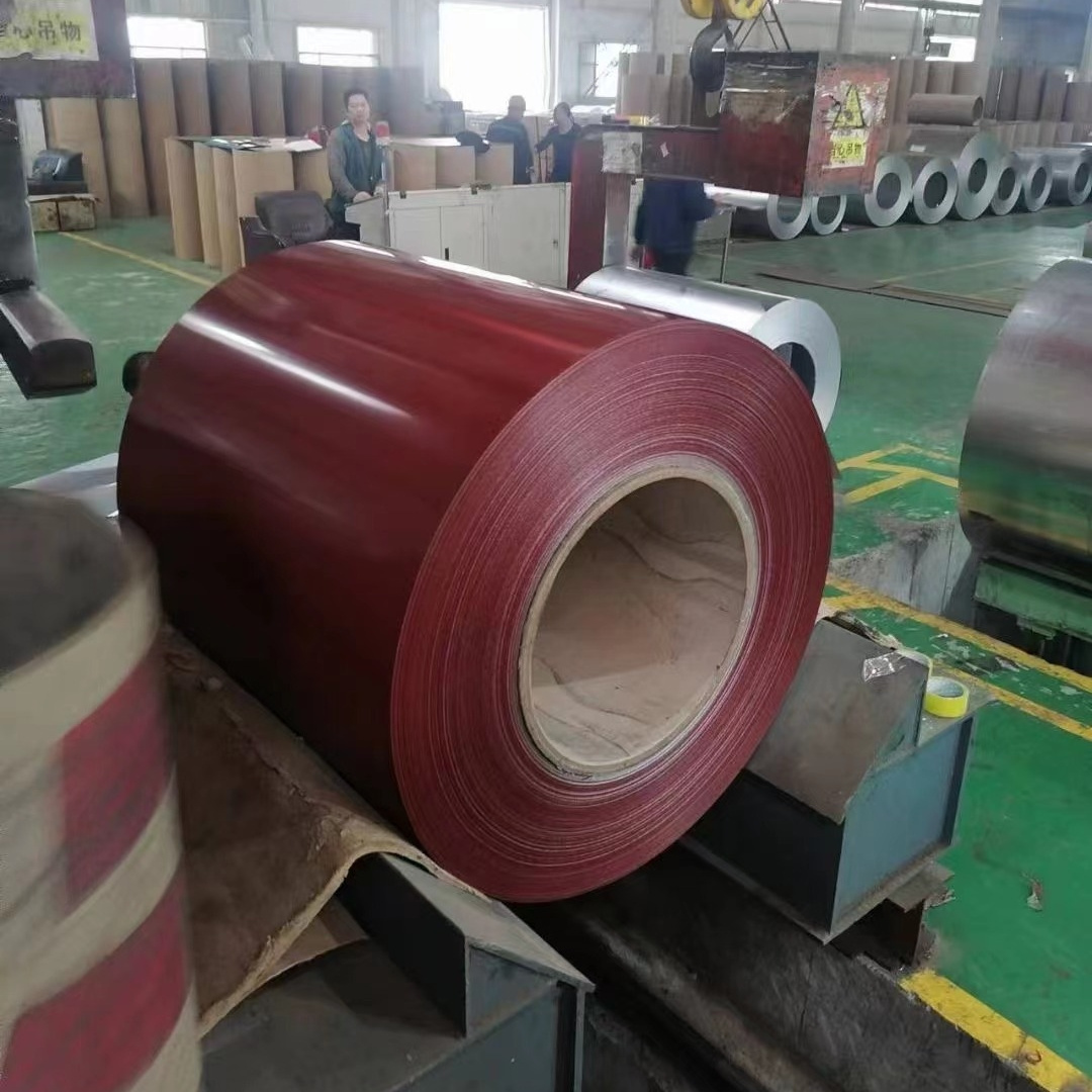 prepainted coils Flower Pattern Color Coated PPGI Coils aluzinc density of galvanized steel coil ppgi ppgl