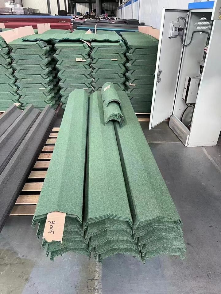 12 feet stone coated zinc steel metal roofing sheet zinc aluminium roofing sheets in jamaica from china building materials