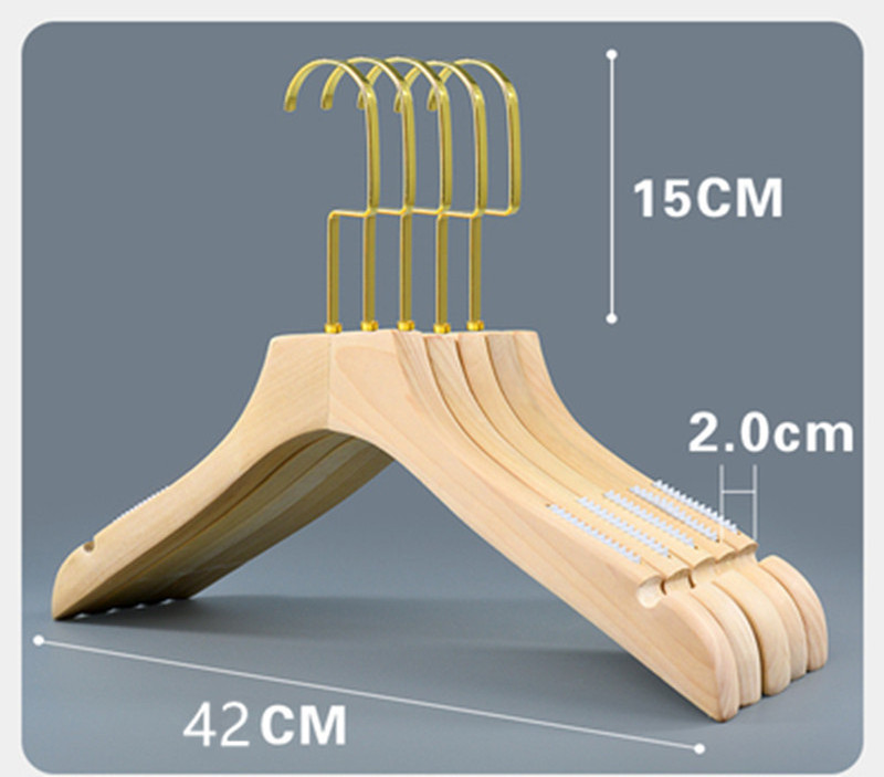 Assessed Supplier Display Clothes Laser-cut  Wooden  Hanger