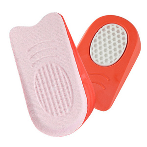 Low Price GEL Invisible Half-size Cushion PU Foam Thickened Soft Non-slip Heel Pads for Men and Women