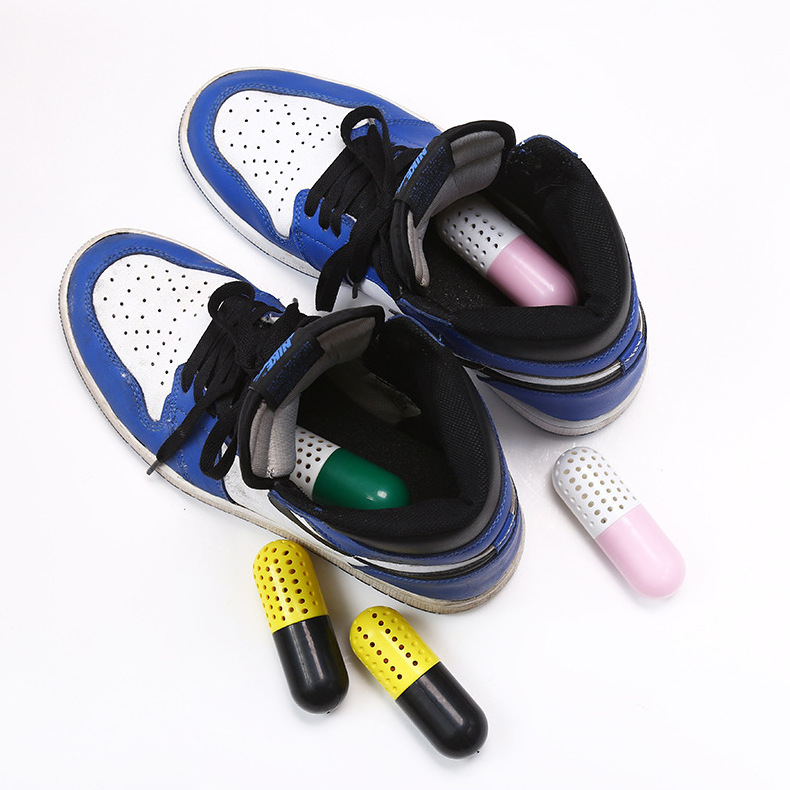 Shoe Care Series Products Deodorant Desiccant Capsule Sneaker Shoe Deodorizer Freshener Plastic Eco-friendly Deodorization