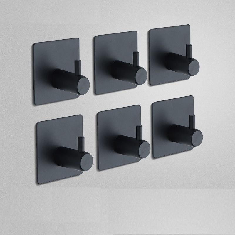 Wall Mounted Self Adhesive Hooks Stainless Steel Towel Coat Robe Hooks Wall Hooks Heavy Duty For Home