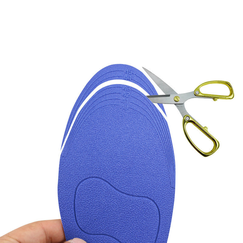 Hot sweat absorbing breathable and shock absorbing insoles Raised point massage design can cut size sports running insole