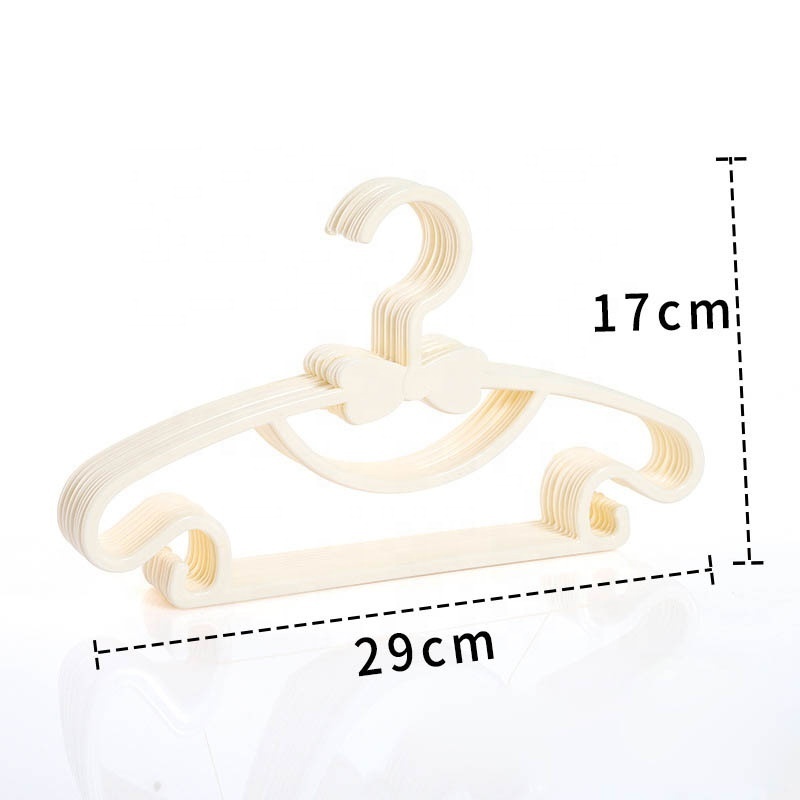 children bow knot plastic hanger racks short hangers baby cloth rack for closet