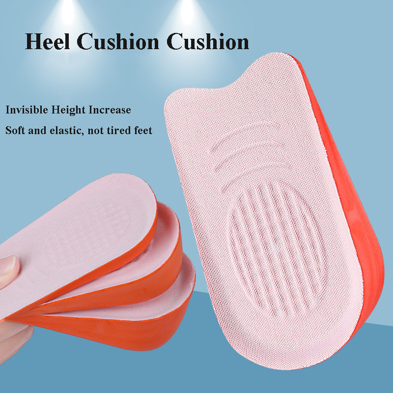 Low Price GEL Invisible Half-size Cushion PU Foam Thickened Soft Non-slip Heel Pads for Men and Women