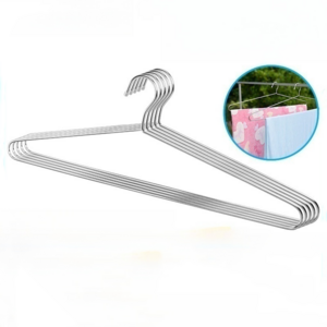 Stainless steel plus size 70cm long bestiform 5mm anti rust Solid hanger Blanket Hanger Stainless Steel hanger for Bed Sheet