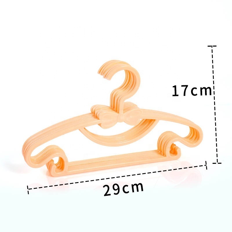 Hot sell baby children hangers racks plastic clothing hanger plastic bag cloth scarf sock hanky rack for closet