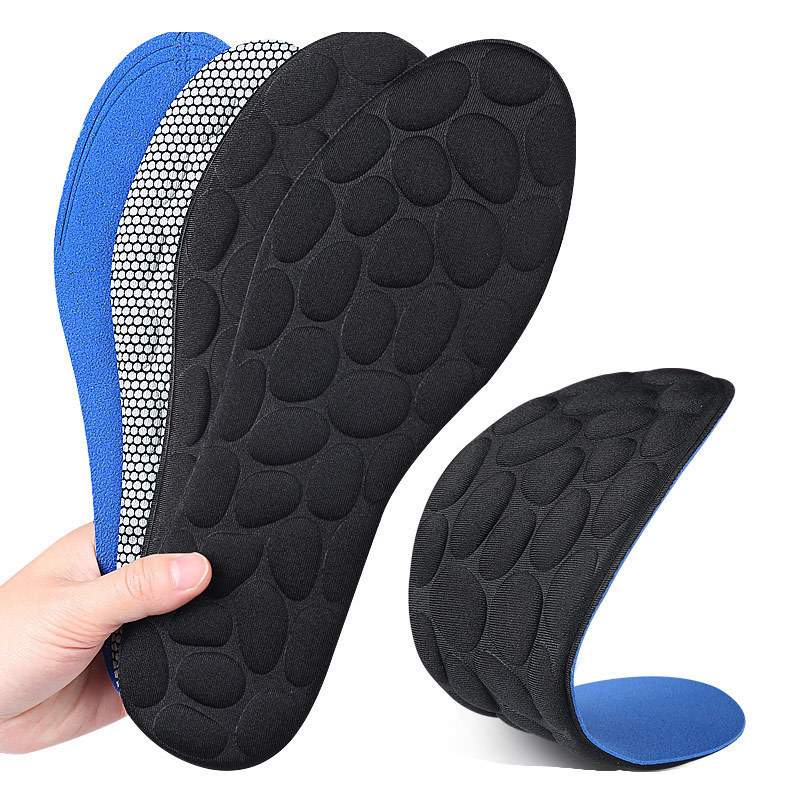 Wholesale Pebble Shock Absorbing Sports Insole for Men and Women Foot Pain Relief Massage Soft Shoe Insole