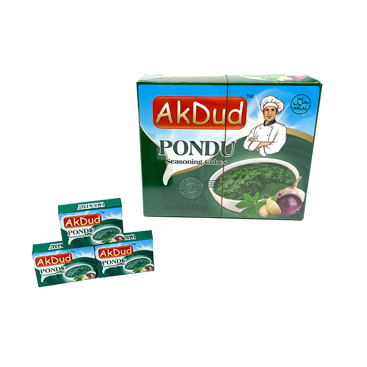 AkDud Reliable Quality Wholesale Low Salt Shrimp Cube Powder Seasoning Cubes food seasoning spices Chicken Seasoning