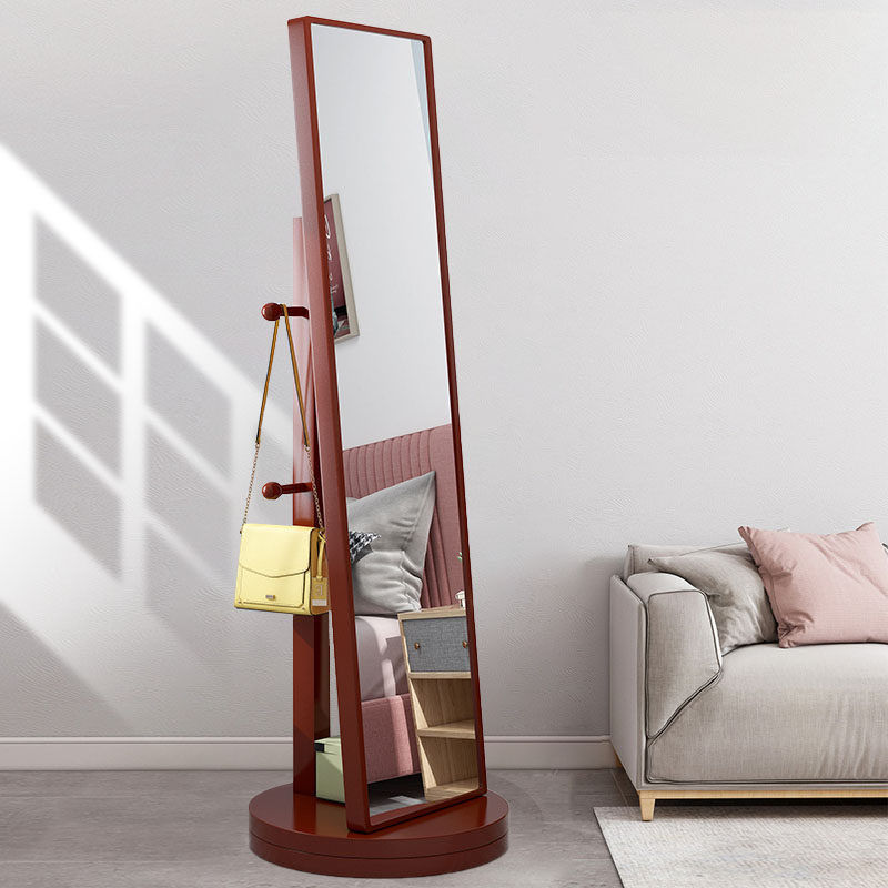 Wholesale Factory Storage Function Coat Stand Home Hotel Bedroom Furniture Wooden Standing Coat Rack with mirror