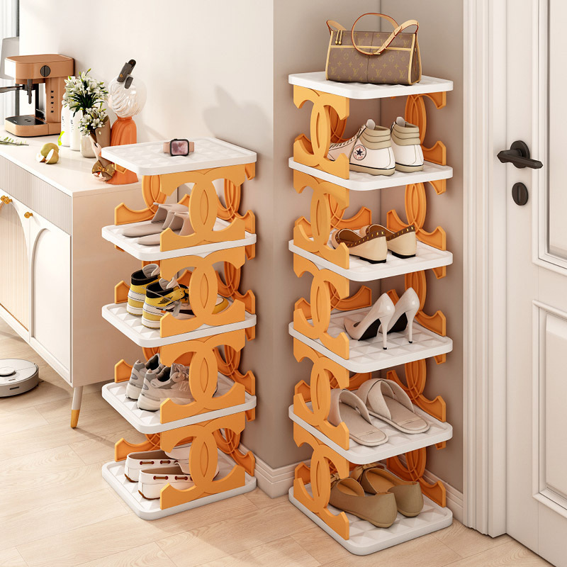 Shoe Storage Cabinet Space Saving Convenient Small Shoe Racks Cupboards Plastic shoes display rack