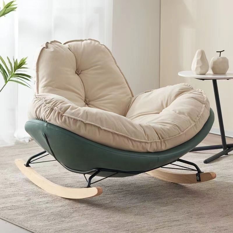 Designed for lazy people comfortable luxury rocking chair Small household sofa for relaxing