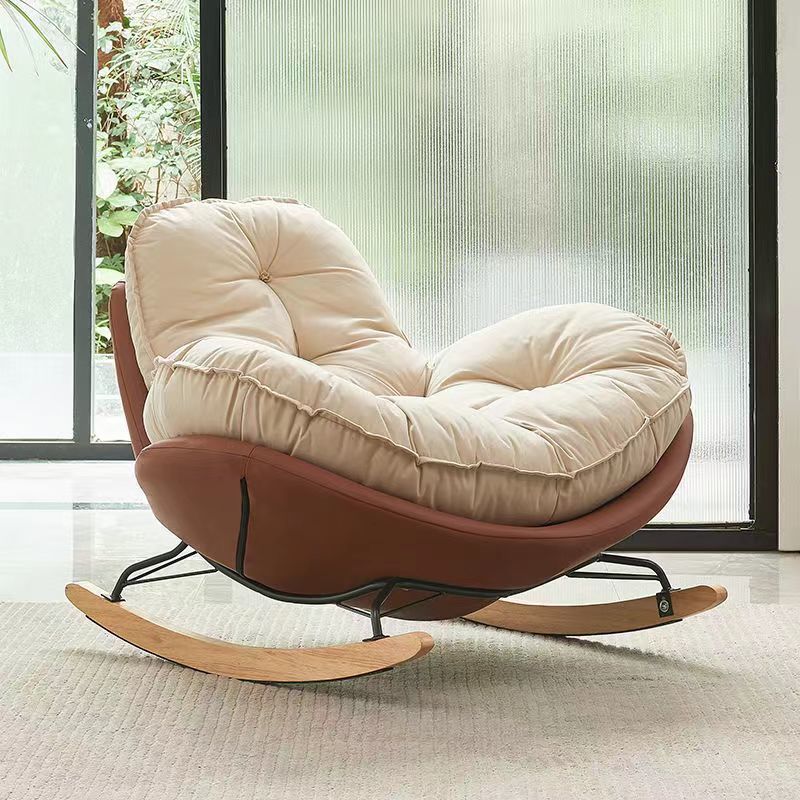 Customization Lobster Rocking Egg Chair With Extended Backrest Leisure Unique Fashion Living Room Sofa Chair