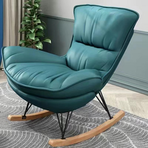 New Style Chair Fabric Indoor Customized Comfort Chair Lounge Chaise Modern Rocking Chair