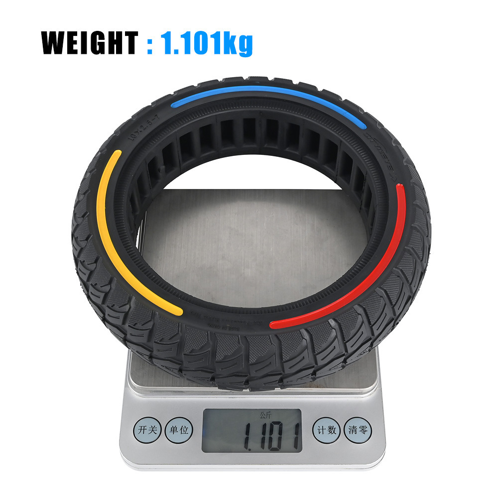 10inch off-road Explosion-Proof  Rubber solid tire for xiaomi scooter 4/4Pro