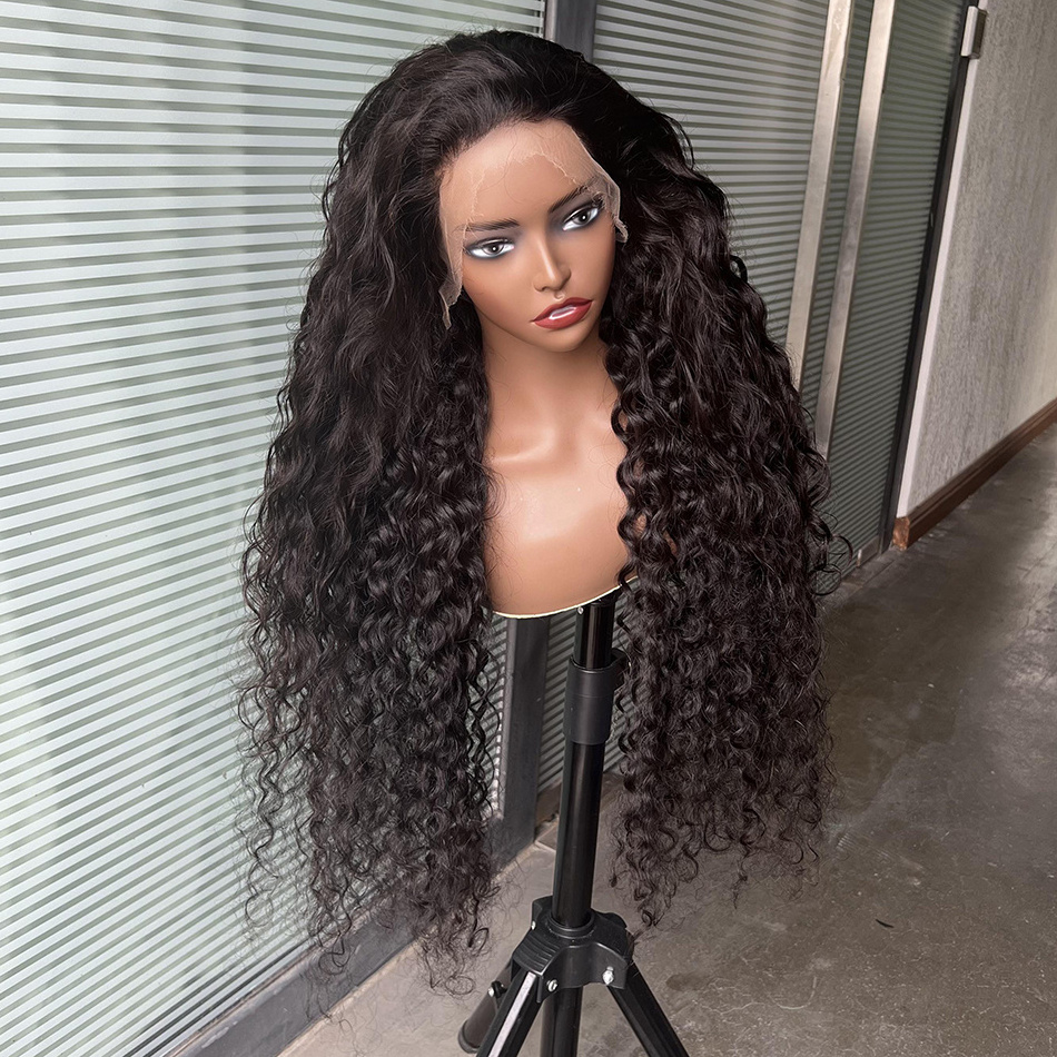 Water Wave Cuticle Aligned Hair Full Frontal Lace Wigs Wholesale 200 Density 13X4 HD Vietnamese Human Hair Lace Front Wig Vendor