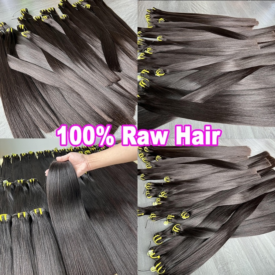 100% Unprocessed Human Hair Natural Wave Raw Cambodian Hair Vendor 12A Silky Straight & Wavy India Original Human Hair Bundles