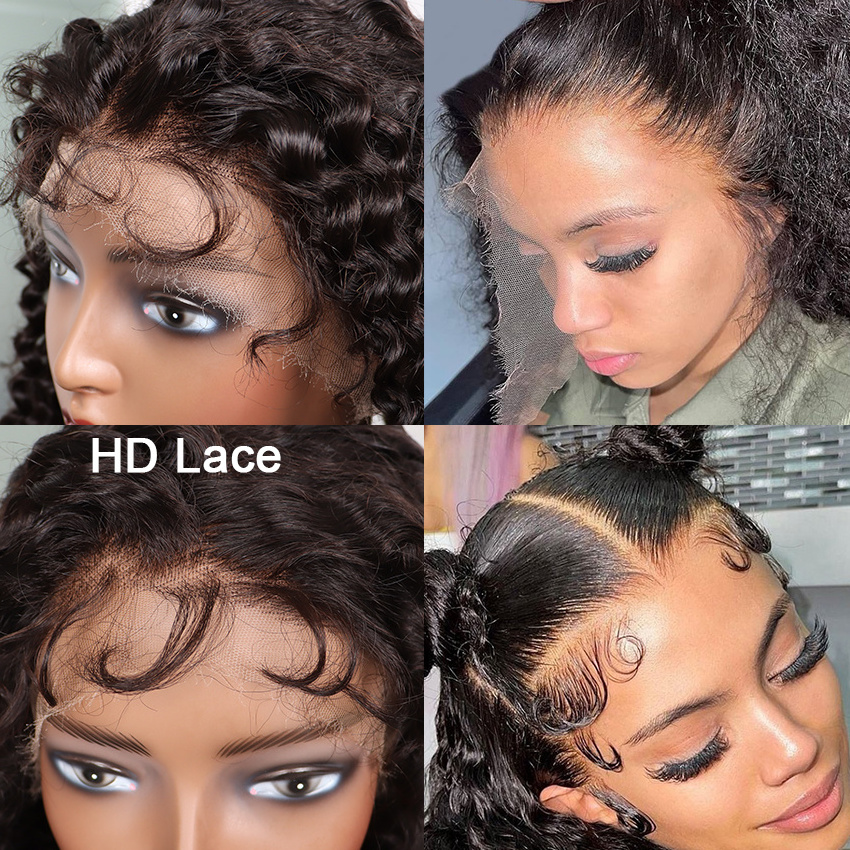 Water Wave Cuticle Aligned Hair Full Frontal Lace Wigs Wholesale 200 Density 13X4 HD Vietnamese Human Hair Lace Front Wig Vendor