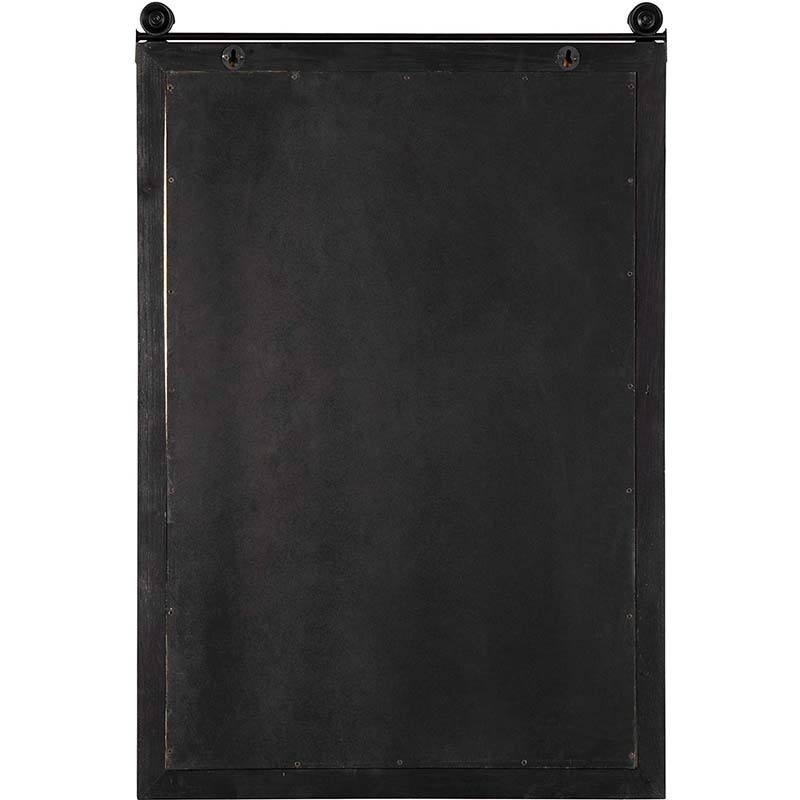 Modern Farmhouse Barn Door Wood Framed Galvanized Metal Magnetic Memo Board Rustic Brown