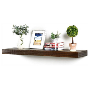 Deep Floating Shelves Rustic Wall Shelf Wall Mounted Wooden Shelves Interior Decorator Display Storage