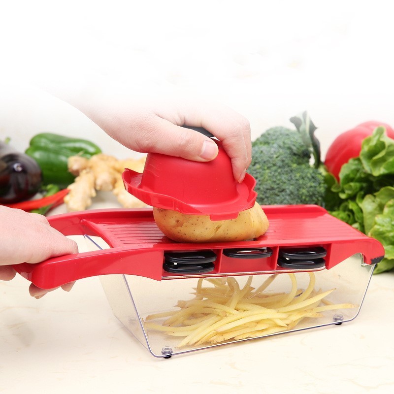 Top Seller Mandolin Kitchen Accessories Manual Food Slicer With Adjustable Blades