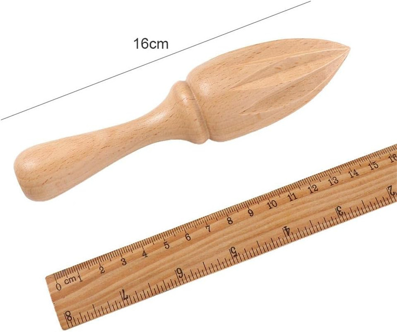 Lemon Squeezer Natural Eco friendly Citrus Reamer Press Cone Shape Wooden Hand Held Kitchen Home Tools