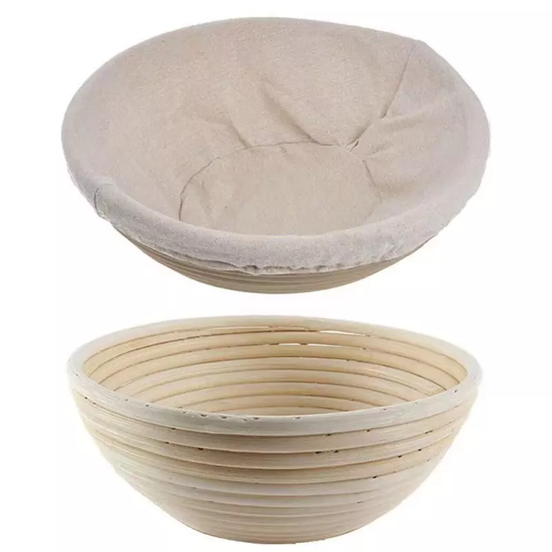 Rattan Baskets Sourdough For Fermentation Baking Dough Round Bakery Set Supplies Rising Oval Leavening Bread Proofing Basket