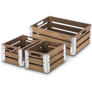 Customize Cheap Storage Fruit Vegetables Crates For Sale Personalised Wooden Crate Box