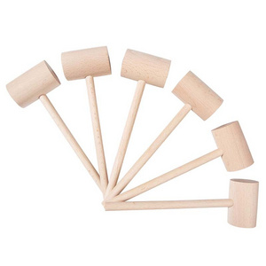 Natural Hardwood Seafood Mallets kitchen accessories seafood shelling tool hammer mill wood wood hammer mill