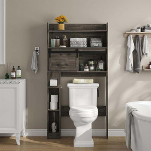 Over The Toilet Storage Cabinet for 6-Tier Toilet Organizer Rack Bathroom Shelf Over Toilet Cabinet