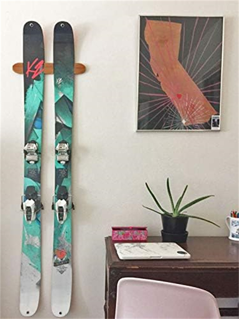 Wall Mounted Ski Board Organizer Holder Ski Storage Rack Ski Wall Rack Wakeboard Floor Standing Display Rack