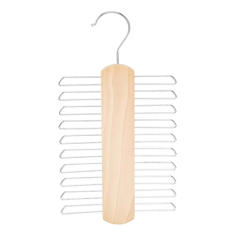 Scarf Hanger Wooden Scarf Organizer Closet Organize Storage Space Saving Scarf Rack 360 Rotate Holder magic hanger pants hangers