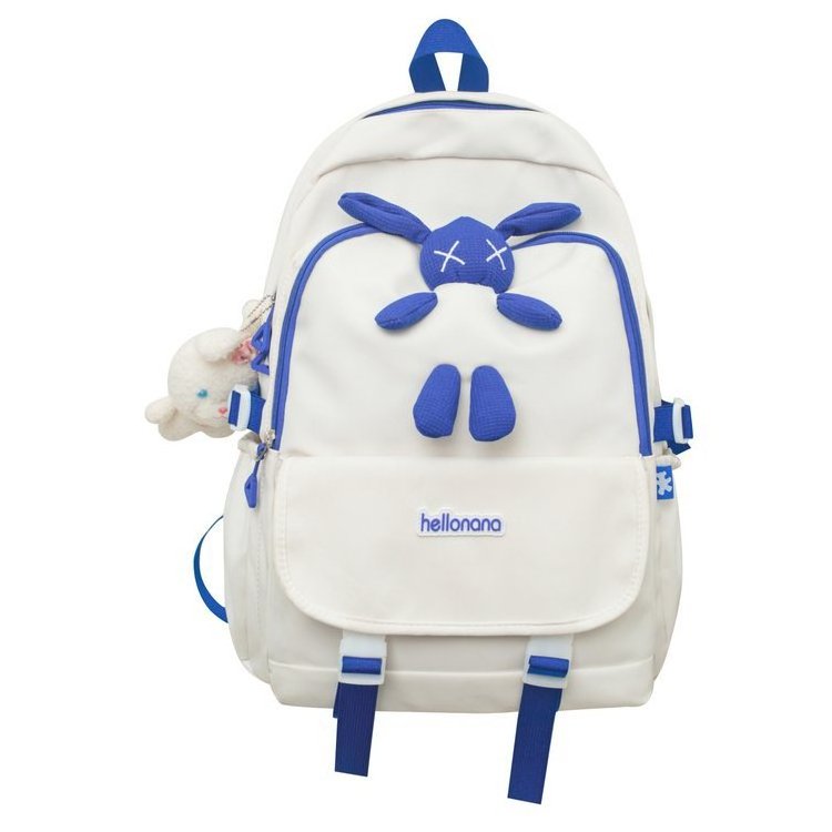 Lovely Girls Cartoon Bunny Year Schoolbags Large Capacity Waterproof Students Backpack Mochila