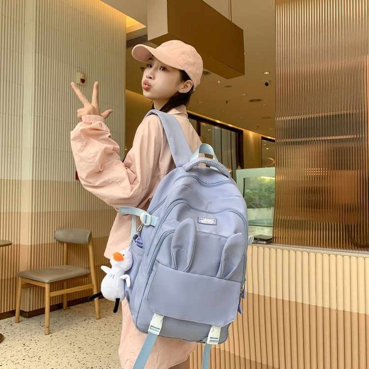 High Quality Shoulder Bag Backpack Junior High School Students School Bag Rabbit Backpack