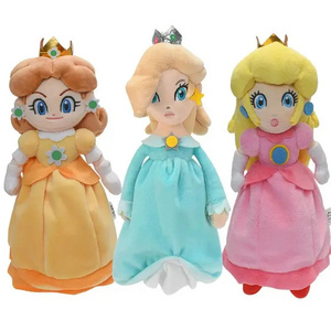 New Super Mario Plush Star Princess Pinkie Dash Rosalie Peach Toad Stuffted Toys Lovely Birthday Christmas Dolls for Kids gift