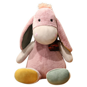 Cute Stuffed Donkey Doll with Scarf for Creative Birthday Gift for Children Plush Toys For Baby Girls Birthday Gifts