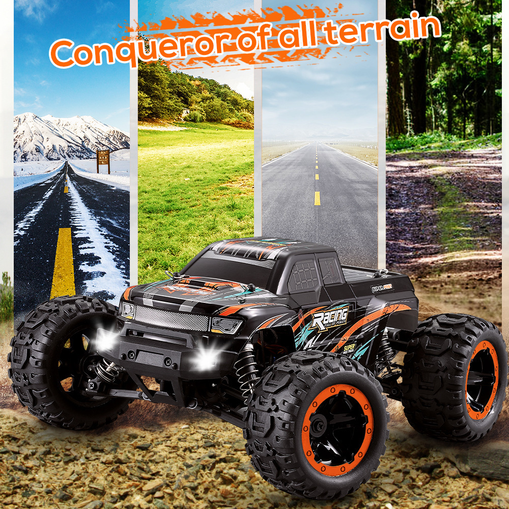 High-Speed Remote Control Car 36 Km/h All Terrain Waterproof Off-Road Hobby RC Truck Electric Vehicle