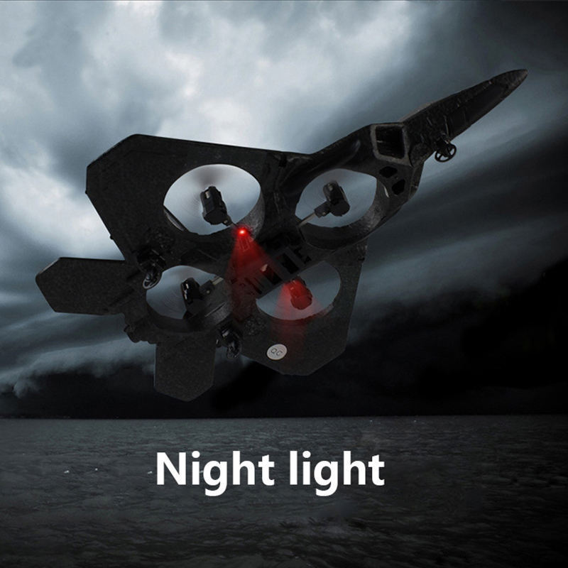 V16 Rc Plane Jet Fighter 2.4GHz Remote Control Airplane 360 Stunt Spin Remote Light RC Plane