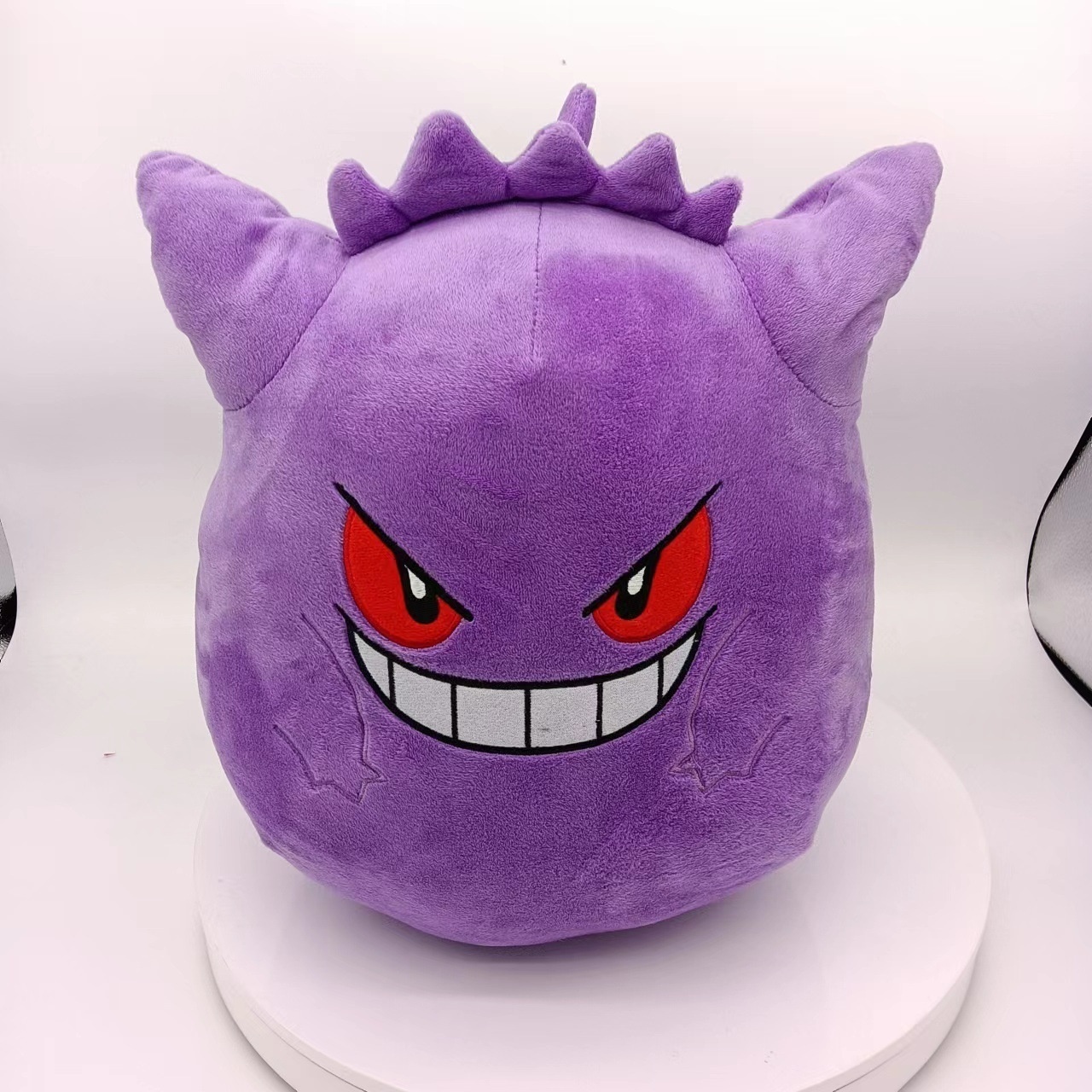 Wholesale Squish 35cm large Pokemoned Geng Ghost Ghost Stone Pikachu Plush Doll Stuffed & Plush Toy peluche pokemons pillow