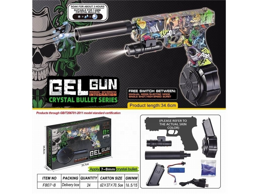 Glock pistol gun nerf-pistola de juguete gell blaster gun pistola de balin gel ball guns