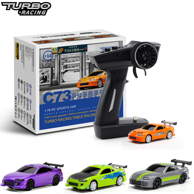 1:76  Drift RC Car With Gyro Radio Full Proportional Remote Control car RTR Kit For Kids and Adults Drift rc cars