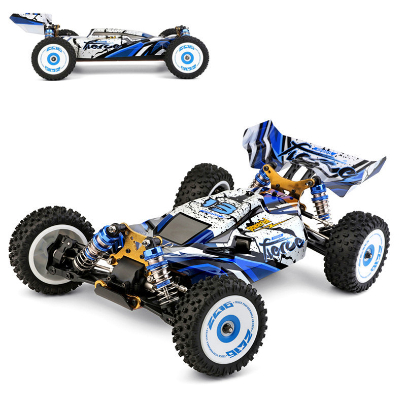 Wltoys 124007 2.4G Drift RC Car 4WD Electric 75km/h all-metal RC cars for adults with High-speed Off road rc Brushless motor