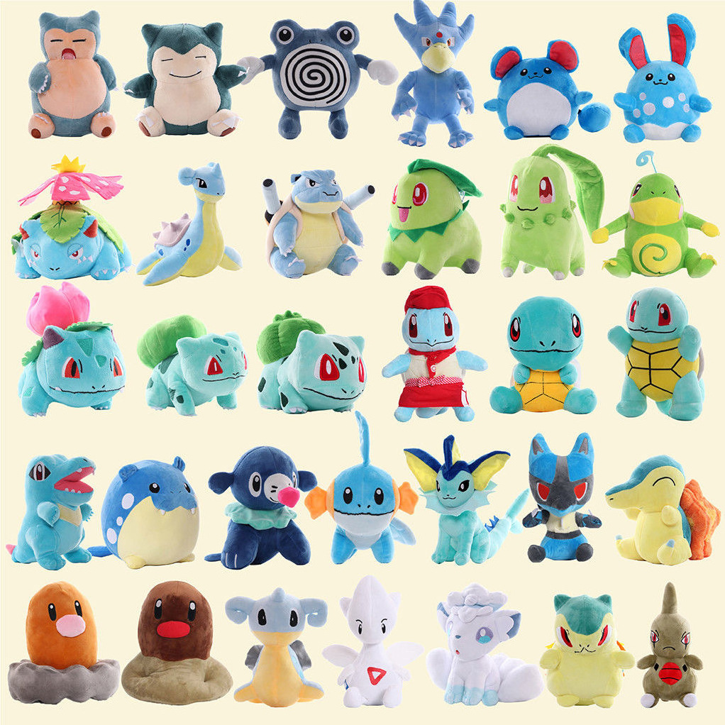 Factory Cheap wholesale pokemoned plush toys 8 inches 100 models kawaii soft doll for claw machine kids toy