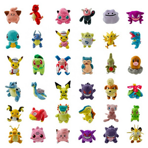 Factory Cheap wholesale pokemoned plush toys 8 inches 100 models kawaii soft doll for claw machine kids toy