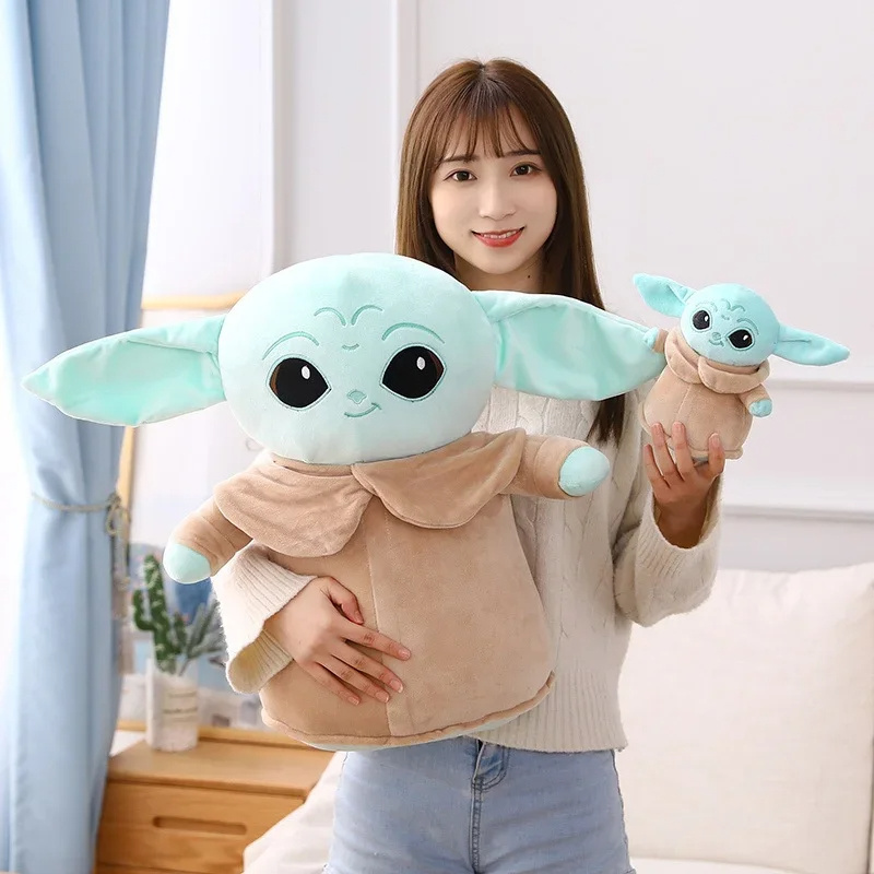 18-48cm Plush Toys Yoda Stars War Master Aliens Mandalorian Cartoon Baby Stuffed Dolls Toys Gift Decoration