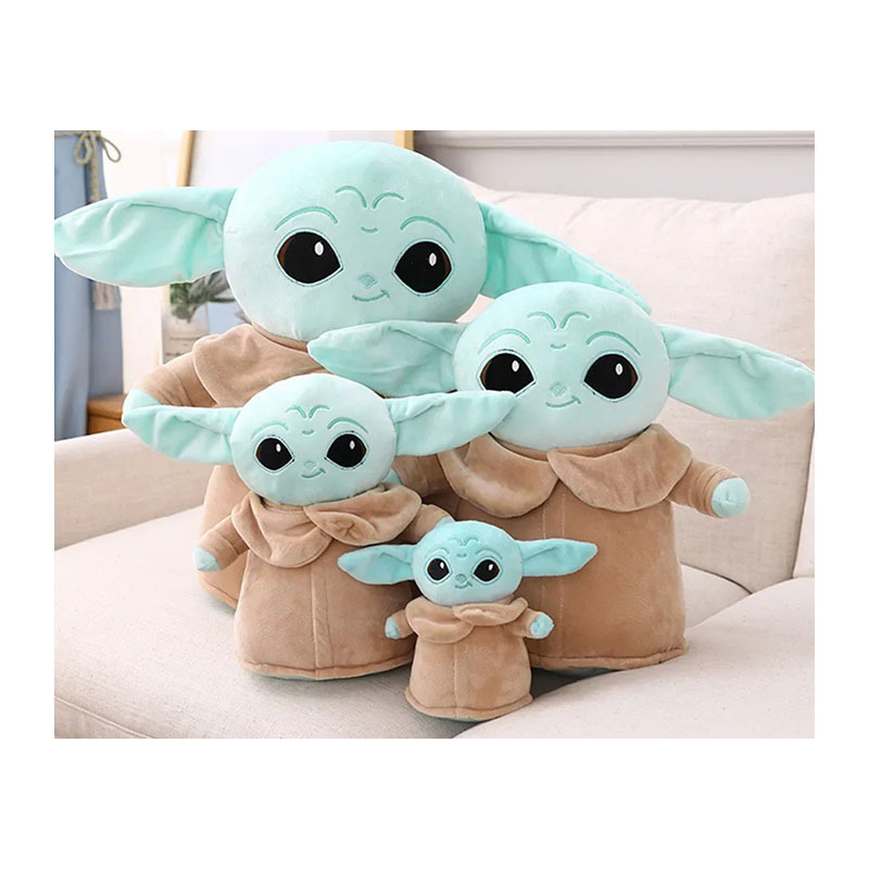 18-48cm Plush Toys Yoda Stars War Master Aliens Mandalorian Cartoon Baby Stuffed Dolls Toys Gift Decoration