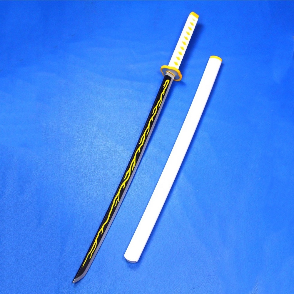 Children's Rubber Sword Cosplay Props Japanese Anime PU Rubber Ghost Killer Blade Demon Slayer Sword