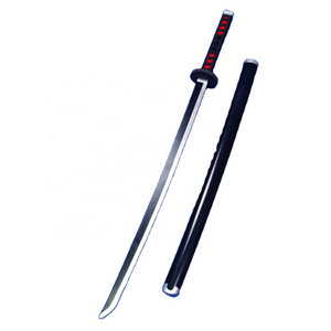 Children's Rubber Sword Cosplay Props Japanese Anime PU Rubber Ghost Killer Blade Demon Slayer Sword